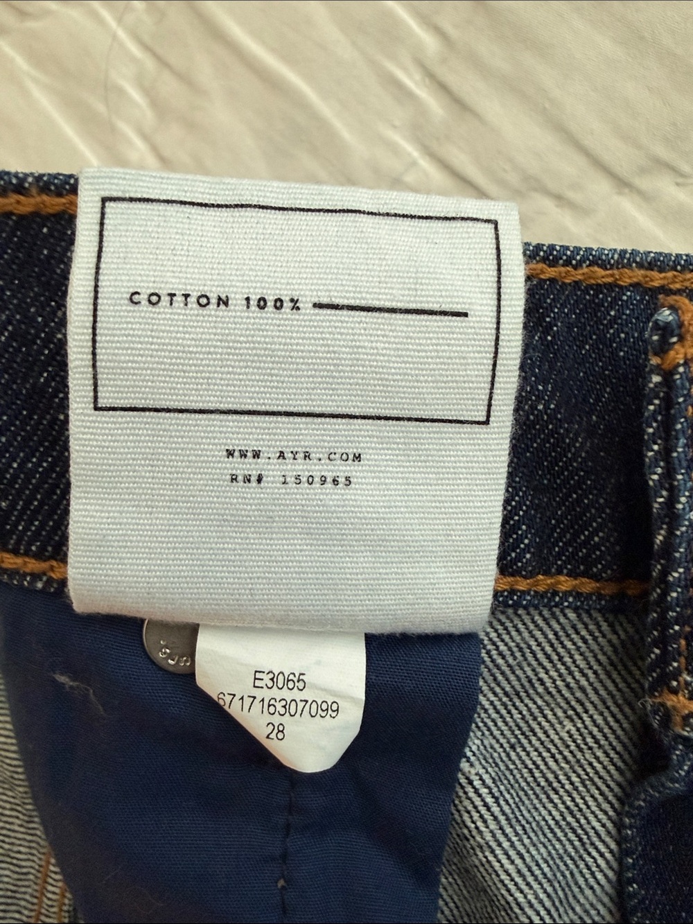 AYR The Tap Jean skirt Sz 28 - Picture 5 of 10